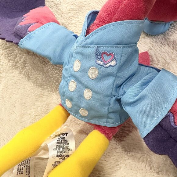 Disney Store Jr T.O.T.S Tots Freddy the Flamingo Baby Delivery Bird 21” Stork - Picture 3 of 5